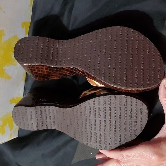 💫NIB! YELLOWBOX "BRENDA" GIRAFFE PRINT SANDALS - Picture 7 of 8